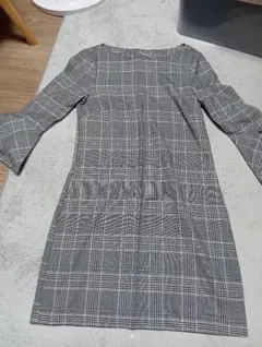 H&M チェック柄 ミニワンピース