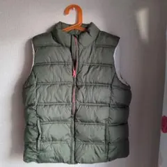 GAP KIDS オリーブグリーン ダウンベスト