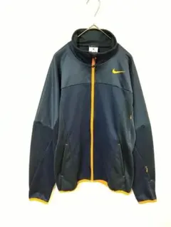 ナイキ　トラックジャケット　メンズS〜Ｍ相当　Y2K　2010年製　ネイビー