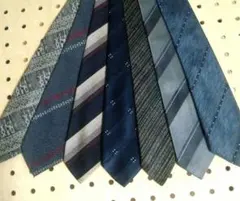 ネクタイ まとめ売り 7本 ハンドメイド生地