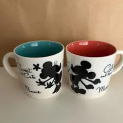 Disney ミッキー　ミニー　マグカップセット