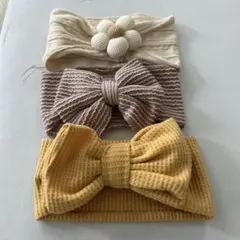 最終値下げ！　ヘアバンド　3点セット　ベビーヘアバンド