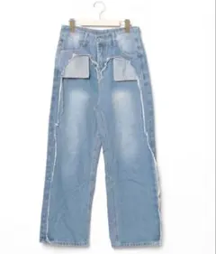 ストレートダメージデニム