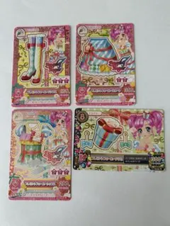 アイカツ！カード　プレゼントフォーユー　4枚セット　甘羽まどか