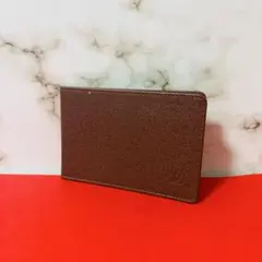 0118 LOUIS VUITTON ブラウン パスケース カードケース