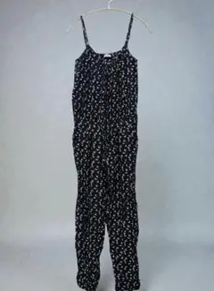 Pimkie ピンキー　燕柄　オールインワン サロペット 紺 フリーサイズ