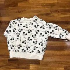 ミッキーマウス プリント トレーナー