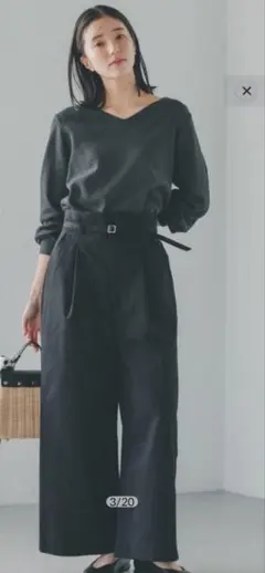 THE SHOP TK チノワイドパンツ