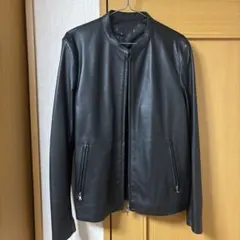 極美品□wjk ライダースジャケット シングル 鹿革 ディアスキン 