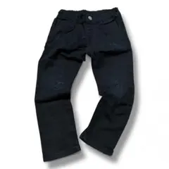 M.P.S. 黒 ブラック　ダメージ加工 パンツ 105cm