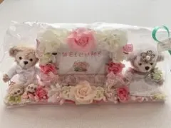 ♡トールペイント♡カントリードールとテディベアのハートシェルフ ♡ハンドメイド♡ ♡トールペイント♡カントリードールとテディベアのハートシェルフ