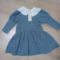 petit main 襟付きワンピース 100cm