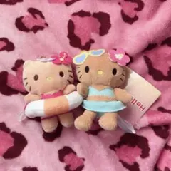 キティ マスコット 当たりくじ XOXOギャル ぬいぐるみ 日焼けギャル