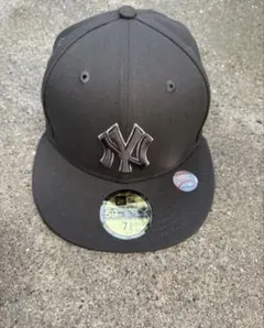 【極美品】New Era 59FIFTY ブラックキャップ 7 3/8