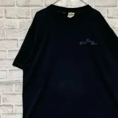 USA製90sヴィンテージTシャツ！シングルステッチ　ブラック半袖古着XL721