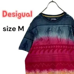 Desigual デジグアル 半袖Tシャツ M タイダイ シングルステッチのサムネイル