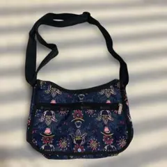 LeSportsac ショルダーバッグ 花柄 ネイビーのサムネイル