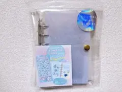 【クーリア とうめいシールバインダー】ボンボンドロップシール対応 ホワイト ラメ