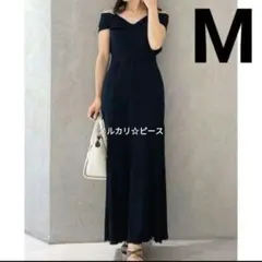 マーキュリーデュオ 2WAYオフショルワンピース ブラック M 量産 現場 上品