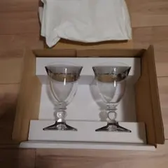 WEDGWOOD ガラス製ワイングラス 2個セット