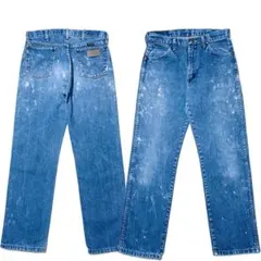ラングラー USA製 SCOVILL 33x32 ペンキ 13MWZ ジーンズ