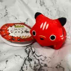 赤べこ フレンズ ぬいぐるみ マスコット赤ねこ　猫　福島県　ご当地