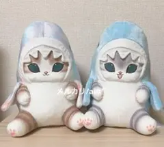 mofusand パステルサメにゃんBIGぬいぐるみ　2種セットのサムネイル