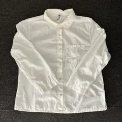 MHL. ホワイト 丸襟シャツ 七分袖 サイズII