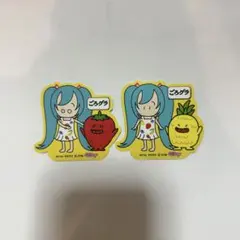 初音ミク　 ごろグラ シール ステッカー ２枚