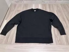 ZARA ブラック クルーネック スウェット