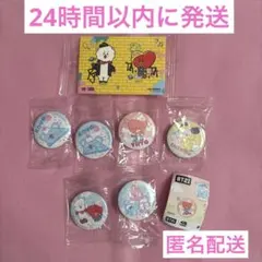 BT21 くら寿司　びっくらぽん　缶バッジ／ステッカーセット