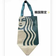 韓国限定 スターバックス リユーザブルバッグ 大容量 エコバッグ　ショッパーのサムネイル