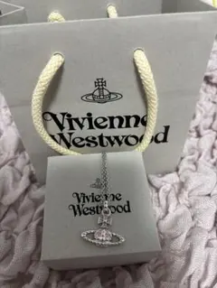 Vivienne Westwood ピンクシルバー ネックレス