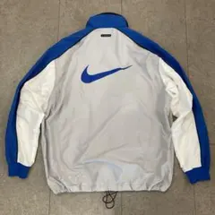 00s NIKE CLIMA-FIT ナイロンジャケット　Lサイズ ブルー系