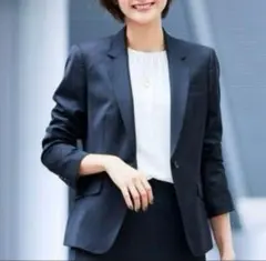 【新品】 大きいサイズ 42 23区 ラメ テーラード ジャケット ネイビー 2025年最新】23区 レディース テーラードジャケットの人気アイテム