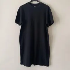 UNIQLO U 半袖　Tシャツ　ワンピース　レディース　Lサイズ　ブラック