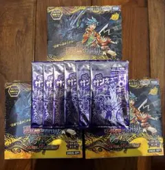 デュエルマスターズ 逆転神vs切札竜 4boxセットとサンキューパック20枚