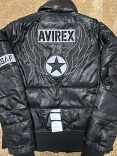 AVIREX ブラック ダウンジャケット