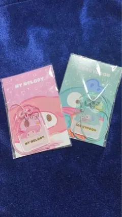 ♡サンリオ♡マイメロ♡ハンギョドン♡お守り風アクリルキーホルダー♡