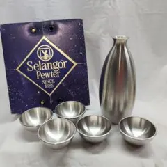 Selangor Pewter 調味料入れ 3点セット トレイ付き - メルカリ