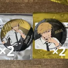 劇場版 チェンソーマン レゼ篇 デンジ 金箔 銀箔 押し缶バッジ