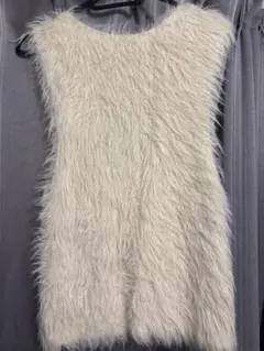 ZARA アイボリー ノースリーブ トップス