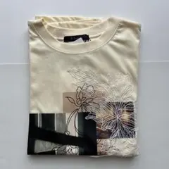 Te chichi 接触冷感 モチーフレースプリントTシャツ クリーム Fサイズのサムネイル