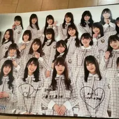 日向坂46 ひなた坂　直筆サインポスター東村芽依　金村美玖　高本彩花　丹生明里 日向坂46 直筆サイン入りポスター 高本彩花 東村芽依 金村美玖
