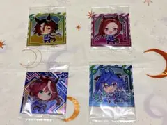 ウマ娘　シール4種