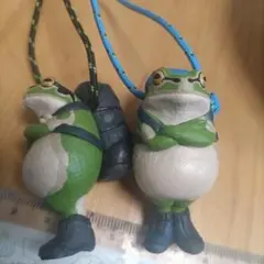 カエルフィギュア　無事カエル　2種セット　両生類