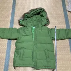 PERSON'S LOVE & PEACE 緑色ダウンジャケット Mサイズ