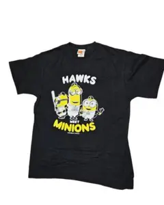 福岡ソフトバンクホークス Hawks Meet Minions Tシャツ