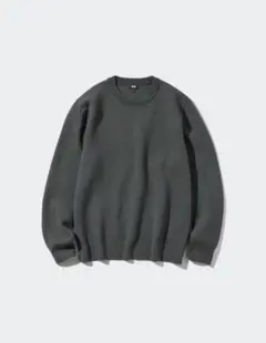 UNIQLO ウォッシャブルミラノリブクルーネックセーター