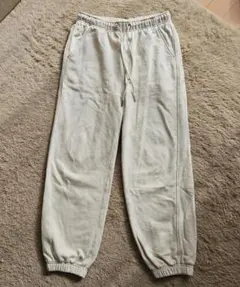 GU アイボリー スウェットパンツ 　L